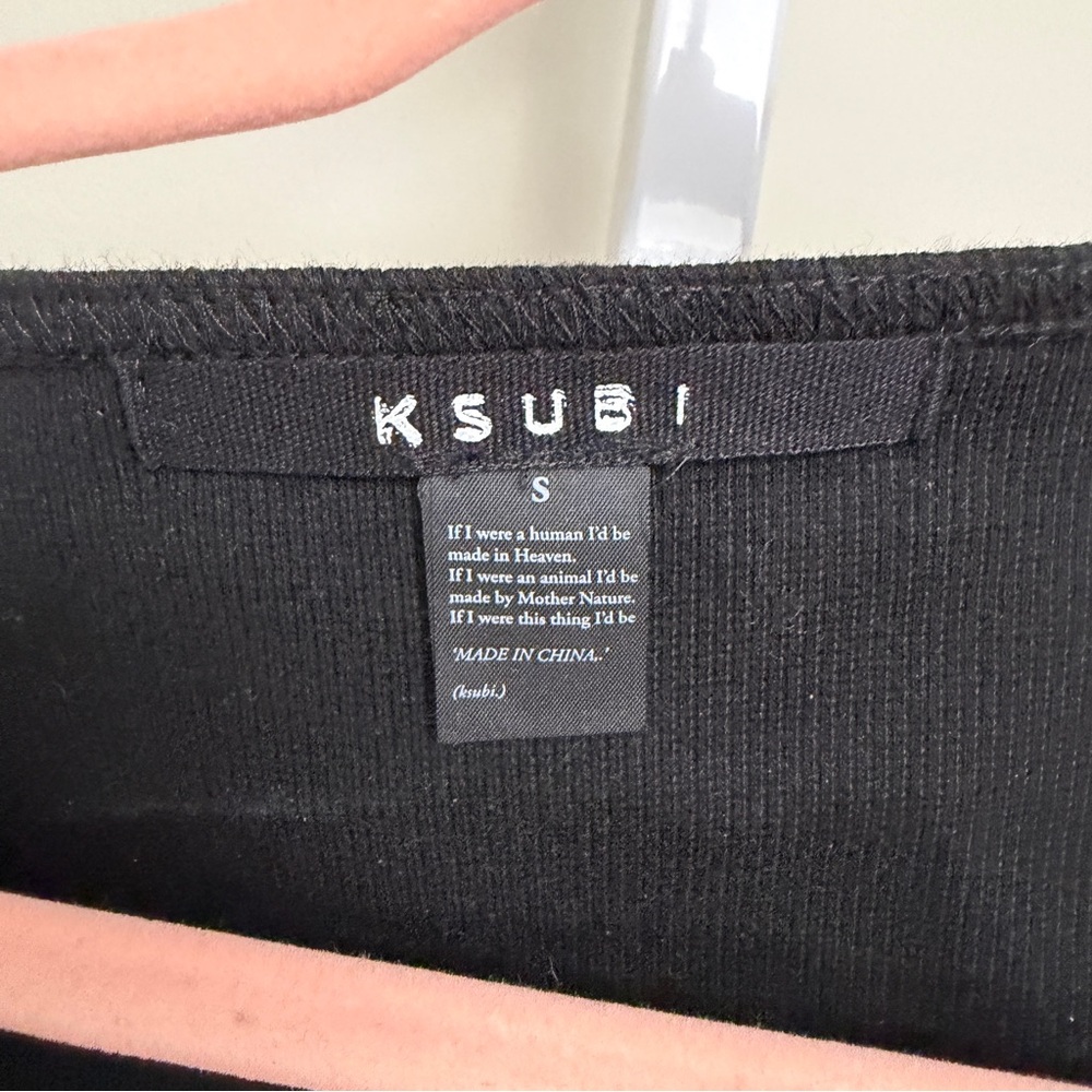 KSUBI Fantasy Top Black SIZE small - Picture 6 of 8